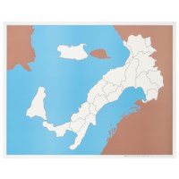 Control Map Of Italy: Unlabeled