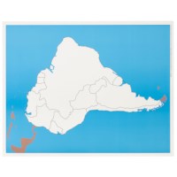 Control Map Of South America: Unlabeled