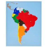 Puzzle Map: South America