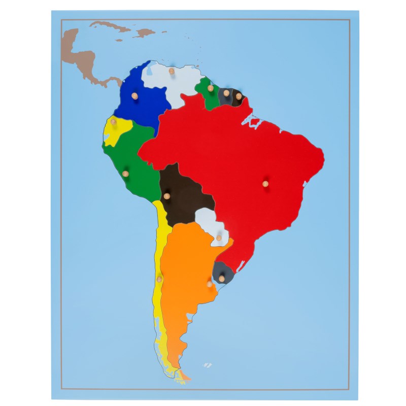 Puzzle Map: South America