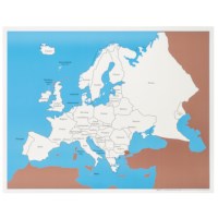 Control Map Of Europe: Labeled