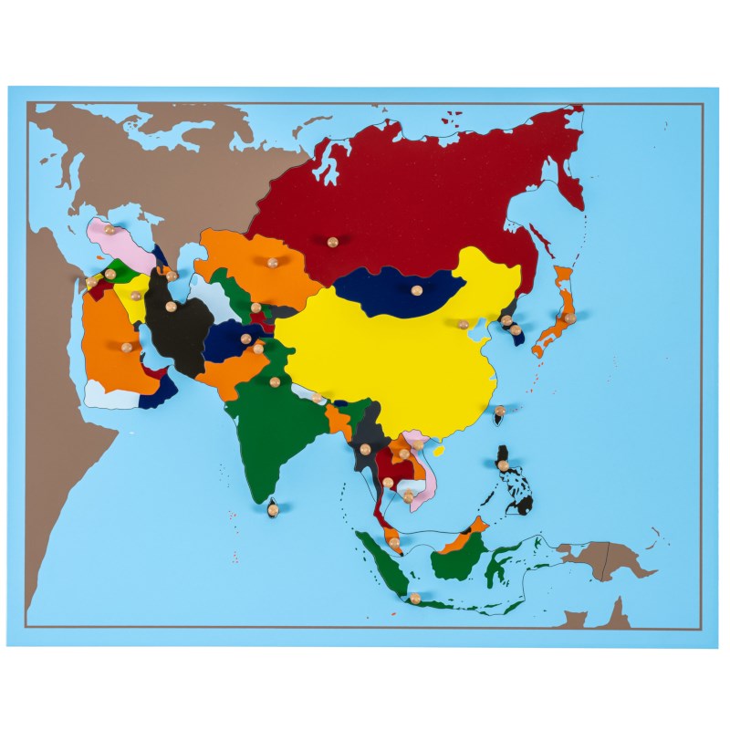 Puzzle Map: Asia