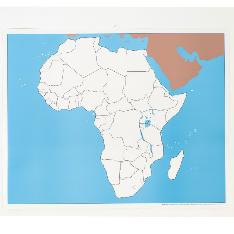 Control Chart Of Africa: Unlabeled