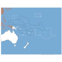 Control Map Of Oceania: Unlabeled