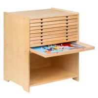 Geography Cabinet With 9 Drawers