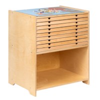 Geography Cabinet With 9 Drawers