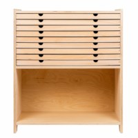 Geography Cabinet With 9 Drawers