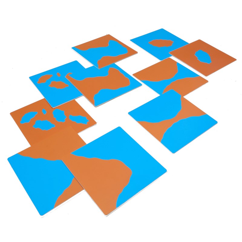 Land And Water Form Cards