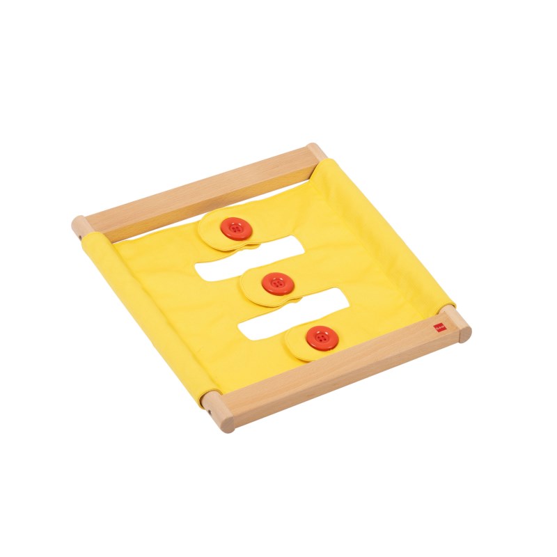 Infant / Toddler Dressing Frame: 3 Buttons