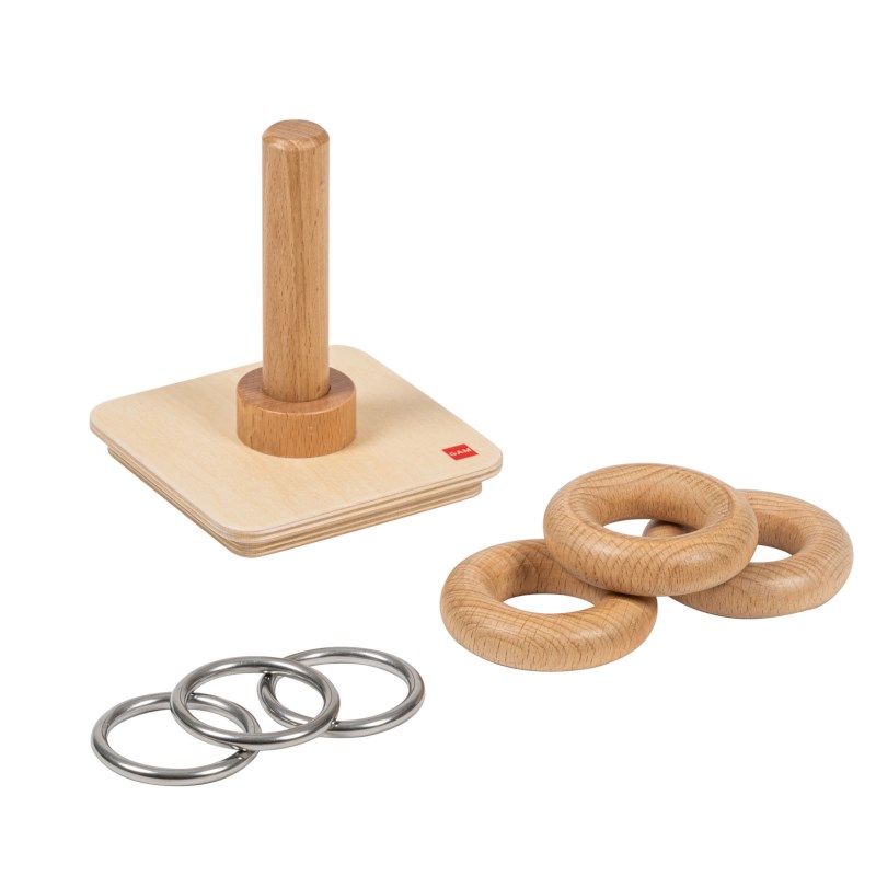 Rings On Vertical Dowel