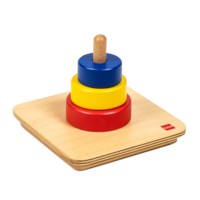 3 Discs On A Vertical Dowel