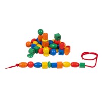 Giant bead lacing | Educo | Play set | RIJGWERK.