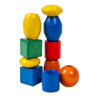 Giant bead lacing | Educo | Play set | RIJGWERK.