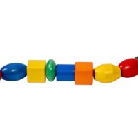 Giant bead lacing | Educo | Play set | RIJGWERK.