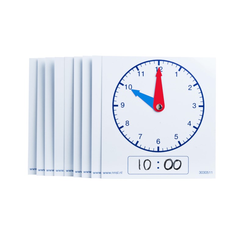Clocks 12 hours pupils