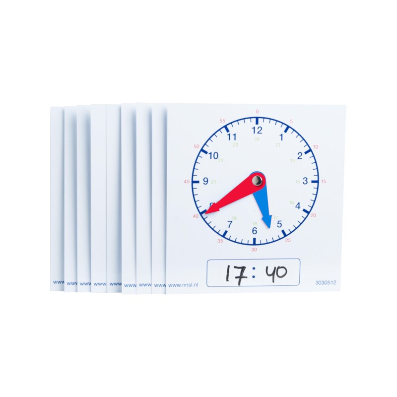 Clocks hours and minutes pupils