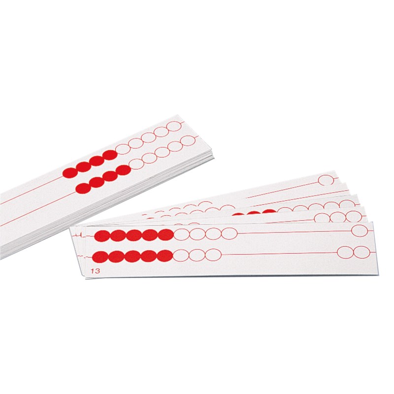 Flash cards counting frame up to 20