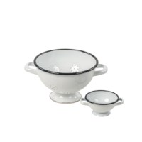 Enamel Colander: Large