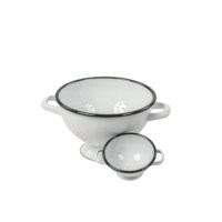 Enamel Colander: Large