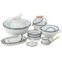 Enamel Colander: Large