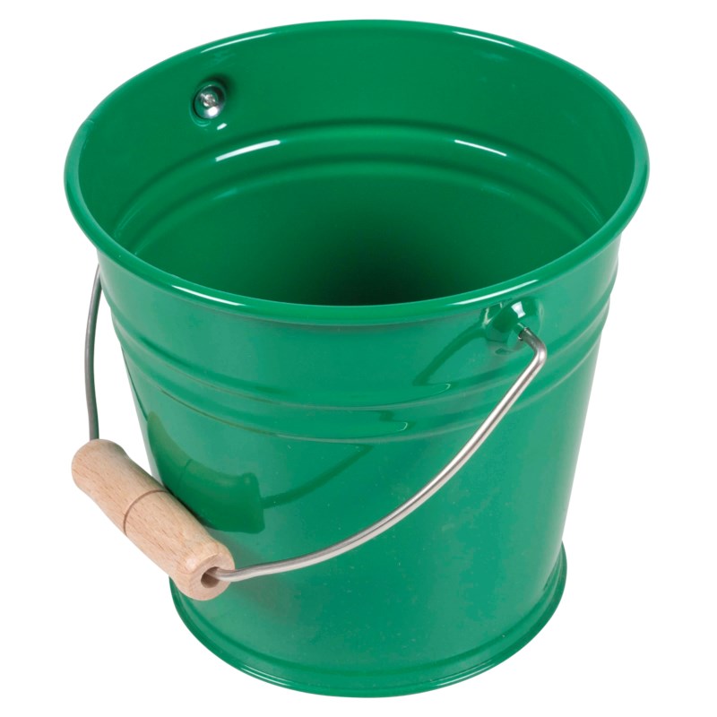 Small Metal Bucket (Green)