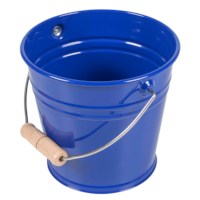 Small Metal Bucket (Blue)