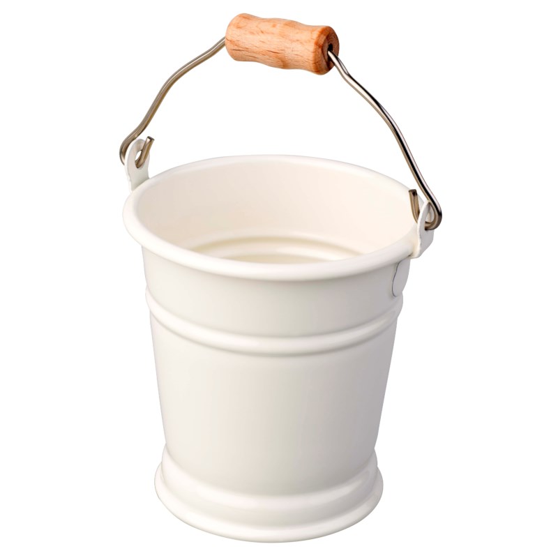 Mini Bucket: White