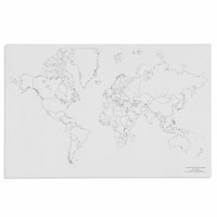 World: Political With Lakes (50)