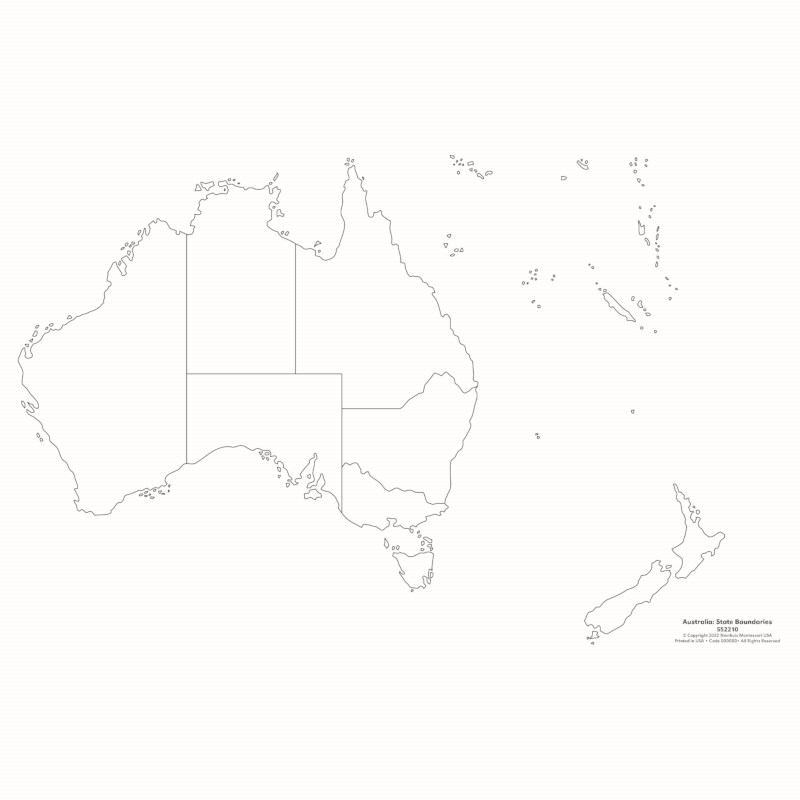 Australia: State Boundaries (50)