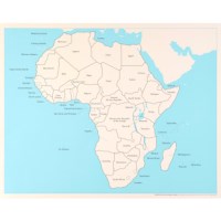Africa Control Map: Labeled