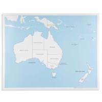 Australia Control Map: Labeled