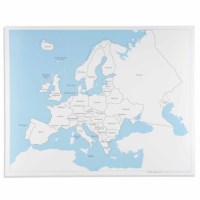 Europe Control Map: Labeled