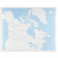 Canada Control Map: Labeled