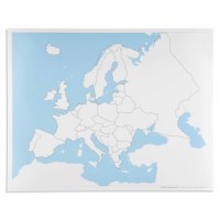 Europe Control Map: Unlabeled