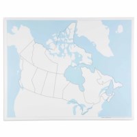 Canada Control Map: Unlabeled