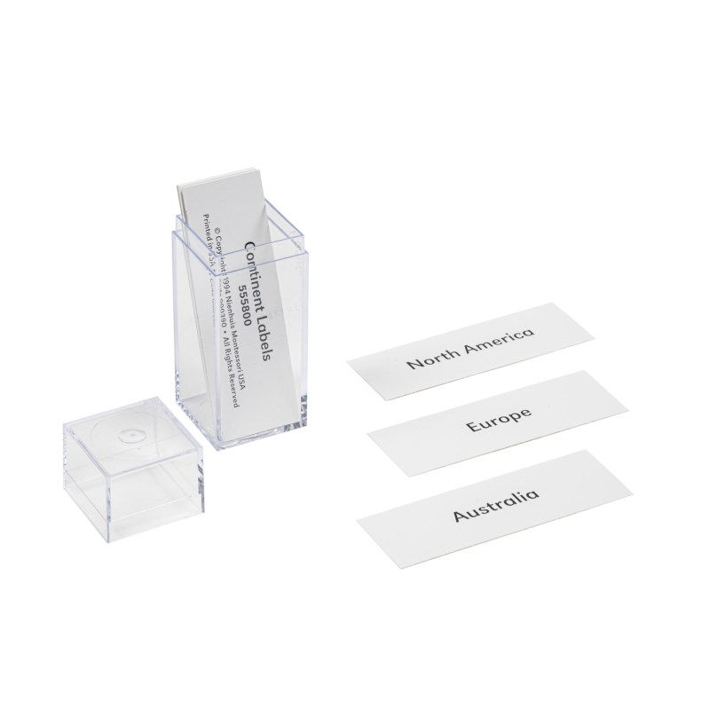 Continent: Labels