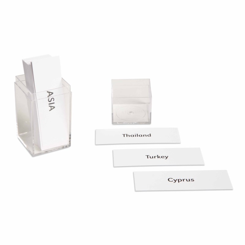 Asia: Labels