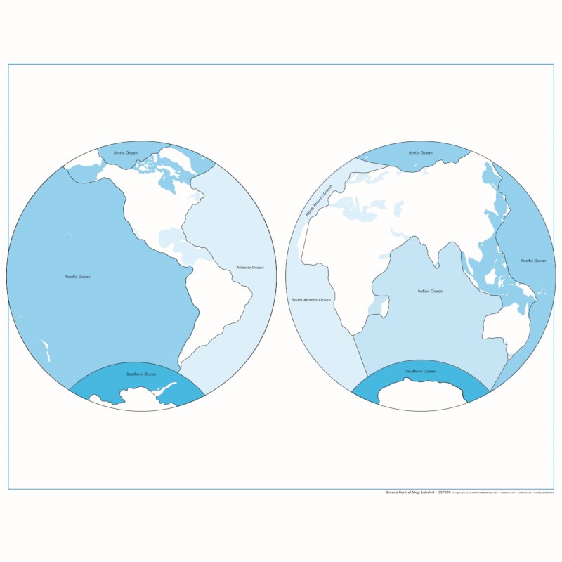 Oceans Control Map: Labeled