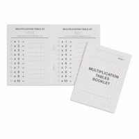 Multiplication Tables Booklet: 1