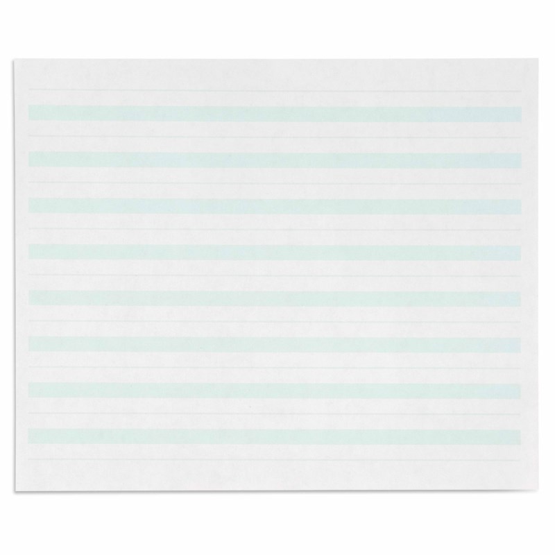 Writing Paper: Green Lines – 7 x 8.5 in – (500)