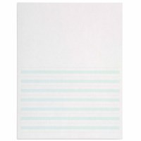 Writing Paper: Green Lines – 8.5 x 11 in – (500)