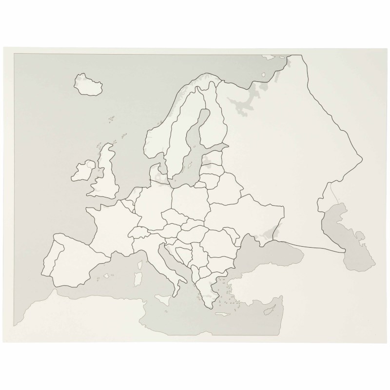 Control Map Puzzle Map Europe (German version)