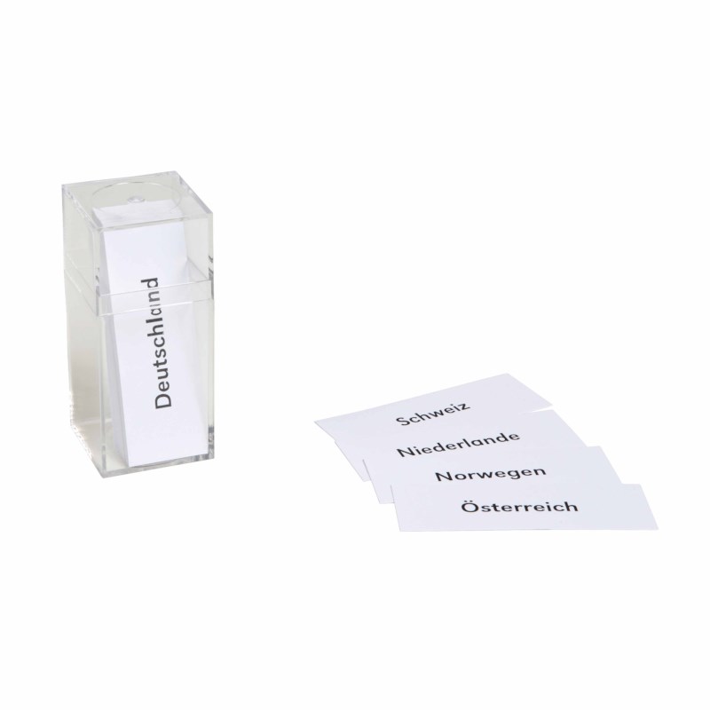 Name Cards Puzzle Map Europe (German version)