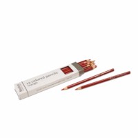 3-Sided Inset Pencil: Red