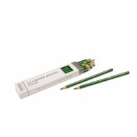 3-Sided Inset Pencil: Green