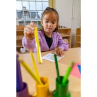 Colored Inset Pencil Holders: 11 Colors