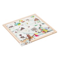 Extreme cold l Wooden puzzle l 64 puzzle pieces l Educo