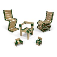 Planks 1000 - JOIN CLIPS® system. | Educo | play set | JOIN CLIPS® system. 