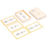 Math flash cards - division