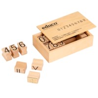 Number stamps 0 - 9